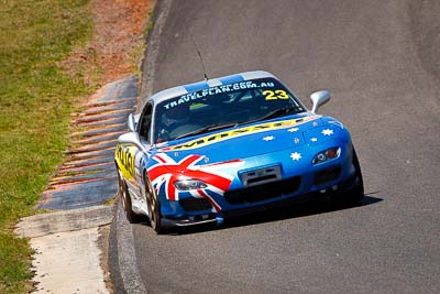 23;1-November-2009;Australia;Garry-Mennell;Mazda-RX‒7;Michael-Caine;NSW;NSW-State-Championship;NSWRRC;Narellan;New-South-Wales;Oran-Park-Raceway;Production-Sports-Cars;auto;motorsport;racing;super-telephoto