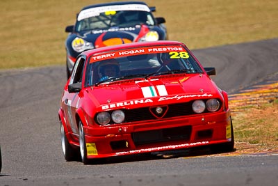 28;1-November-2009;Alfa-Romeo-GTV6;Australia;Enzo-Piazza;George-Piazza;NSW;NSW-State-Championship;NSWRRC;Narellan;New-South-Wales;Oran-Park-Raceway;Production-Sports-Cars;auto;motorsport;racing;super-telephoto