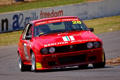 28;1-November-2009;Alfa-Romeo-GTV6;Australia;Enzo-Piazza;George-Piazza;NSW;NSW-State-Championship;NSWRRC;Narellan;New-South-Wales;Oran-Park-Raceway;Production-Sports-Cars;auto;motorsport;racing;super-telephoto