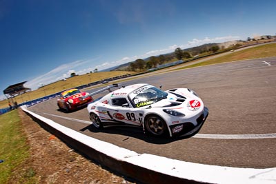 89;1-November-2009;Angelo-Lazaris;Australia;Lotus-Exige-GT3;NSW;NSW-State-Championship;NSWRRC;Narellan;New-South-Wales;Oran-Park-Raceway;Production-Sports-Cars;Topshot;auto;fisheye;motorsport;racing