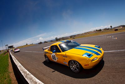 49;1-November-2009;Australia;Kerry-Finn;Mazda-MX‒5;Mazda-MX5;Mazda-Miata;NSW;NSW-State-Championship;NSWRRC;Narellan;New-South-Wales;Oran-Park-Raceway;Production-Sports-Cars;auto;fisheye;motorsport;racing