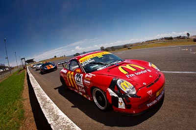 221;1-November-2009;Australia;Matthew-Kingsley;NSW;NSW-State-Championship;NSWRRC;Narellan;New-South-Wales;Oran-Park-Raceway;Porsche-996-GT3-Cup;Production-Sports-Cars;Terry-Knight;auto;fisheye;motorsport;racing