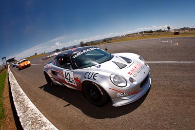 42;1-November-2009;Australia;Lotus-Elise;NSW;NSW-State-Championship;NSWRRC;Narellan;New-South-Wales;Oran-Park-Raceway;Production-Sports-Cars;Simon-Hogg;auto;fisheye;motorsport;racing