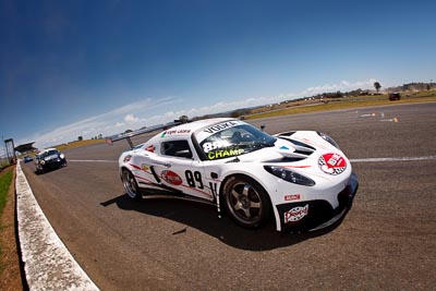 89;1-November-2009;Angelo-Lazaris;Australia;Lotus-Exige-GT3;NSW;NSW-State-Championship;NSWRRC;Narellan;New-South-Wales;Oran-Park-Raceway;Production-Sports-Cars;auto;fisheye;motorsport;racing