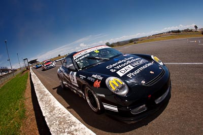 16;1-November-2009;Australia;Mark-Krashos;NSW;NSW-State-Championship;NSWRRC;Narellan;New-South-Wales;Oran-Park-Raceway;Porsche-997-GT3-Cup;Production-Sports-Cars;auto;fisheye;motorsport;racing