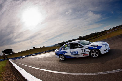 27;1-November-2009;Australia;Combined-Touring-Cars;Ford-Falcon-AU;Luke-Westall;NSW;NSW-State-Championship;NSWRRC;Narellan;New-South-Wales;Oran-Park-Raceway;auto;fisheye;motorsport;racing