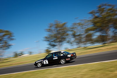 5;20-March-2010;Australia;Holden-Commodore-VN;Maria-Mare;Morgan-Park-Raceway;QLD;Queensland;Touring-Cars;Warwick;auto;motion-blur;motorsport;racing;wide-angle