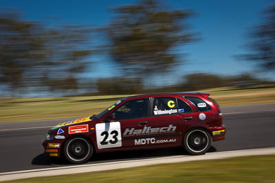 23;20-March-2010;Australia;John-Willmington;Morgan-Park-Raceway;Nissan-Pulsar-N15-SSS;Production-Cars;QLD;Queensland;Warwick;auto;motion-blur;motorsport;racing;wide-angle