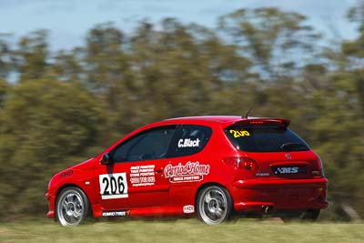 206;20-March-2010;2004-Peugeot-206-GTi;Australia;Carly-Black;Morgan-Park-Raceway;Production-Cars;QLD;Queensland;Warwick;auto;motorsport;racing;super-telephoto