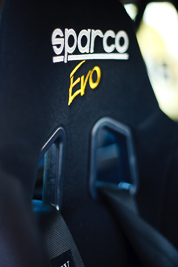 20-March-2010;50mm;Australia;Morgan-Park-Raceway;QLD;Queensland;Sparco;Warwick;atmosphere;auto;brand;close‒up;detail;logo;motorsport;racing;seat