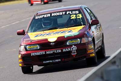 23;20-March-2010;Australia;John-Willmington;Morgan-Park-Raceway;Nissan-Pulsar-N15-SSS;Production-Cars;QLD;Queensland;Warwick;auto;motorsport;racing;super-telephoto