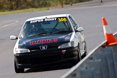 306;1998-Peugeot-306-GTi;20-March-2010;Australia;Barry-Black;Morgan-Park-Raceway;Production-Cars;QLD;Queensland;Warwick;auto;motorsport;racing;super-telephoto