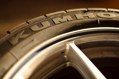 21-March-2010;50mm;Australia;Kumho;Morgan-Park-Raceway;QLD;Queensland;Warwick;atmosphere;auto;brand;close‒up;detail;logo;motorsport;racing;tyre;wheel