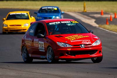 206;2004-Peugeot-206-GTi;21-March-2010;Australia;Carly-Black;Morgan-Park-Raceway;Production-Cars;QLD;Queensland;Warwick;auto;motorsport;racing;super-telephoto