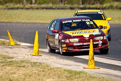 23;21-March-2010;Australia;John-Willmington;Morgan-Park-Raceway;Nissan-Pulsar-N15-SSS;Production-Cars;QLD;Queensland;Warwick;auto;motorsport;racing;super-telephoto