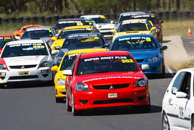 382;21-March-2010;Australia;Mitsubishi-380;Morgan-Park-Raceway;Paul-Leabeater;Production-Cars;QLD;Queensland;Warwick;auto;motorsport;racing;super-telephoto