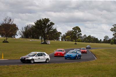 12;306;382;1998-Peugeot-306-GTi;21-March-2010;Australia;Barry-Black;Ford-Falcon-BA;Mark-Bell;Mitsubishi-380;Morgan-Park-Raceway;Paul-Leabeater;Production-Cars;QLD;Queensland;Warwick;auto;motorsport;racing;telephoto