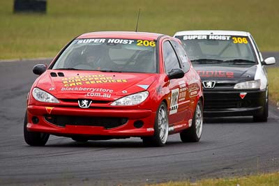 206;2004-Peugeot-206-GTi;21-March-2010;Australia;Carly-Black;Morgan-Park-Raceway;Production-Cars;QLD;Queensland;Warwick;auto;motorsport;racing;super-telephoto