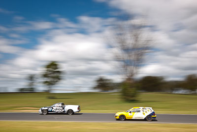 69;21-March-2010;Australia;Ford-Falcon-BA-Ute;Merrick-Malouf;Morgan-Park-Raceway;QLD;Queensland;Touring-Cars;Warwick;auto;motion-blur;motorsport;racing;wide-angle