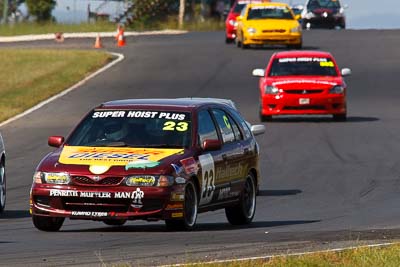 23;21-March-2010;Australia;John-Willmington;Morgan-Park-Raceway;Nissan-Pulsar-N15-SSS;Production-Cars;QLD;Queensland;Warwick;auto;motorsport;racing;super-telephoto