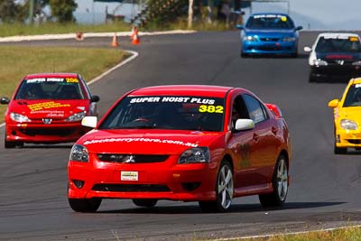 382;21-March-2010;Australia;Mitsubishi-380;Morgan-Park-Raceway;Paul-Leabeater;Production-Cars;QLD;Queensland;Warwick;auto;motorsport;racing;super-telephoto