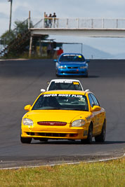 32;21-March-2010;Australia;Hyundai-Sonata;James-Flanagan;Morgan-Park-Raceway;Production-Cars;QLD;Queensland;Warwick;auto;motorsport;racing;super-telephoto