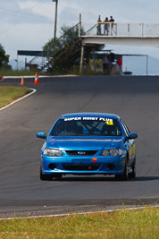 12;21-March-2010;Australia;Ford-Falcon-BA;Mark-Bell;Morgan-Park-Raceway;Production-Cars;QLD;Queensland;Warwick;auto;motorsport;racing;super-telephoto