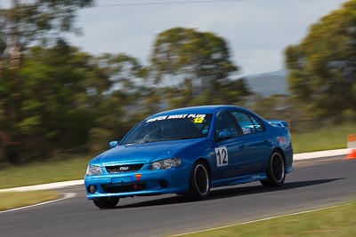 12;21-March-2010;Australia;Ford-Falcon-BA;Mark-Bell;Morgan-Park-Raceway;Production-Cars;QLD;Queensland;Warwick;auto;motorsport;racing;super-telephoto
