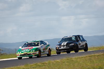 7;82;2000-Honda-Integra-Type-R;21-March-2010;Australia;Clark-Stott;Mazda-3-MPS;Morgan-Park-Raceway;Production-Cars;QLD;Queensland;Richard-Mork;Warwick;auto;motorsport;racing;super-telephoto