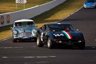 144;1971-Ferrari-365-GTC4;2-April-2010;Australia;Bathurst;FOSC;Festival-of-Sporting-Cars;Historic-Sports-Cars;Michael-Turner;Mt-Panorama;NSW;New-South-Wales;TBB12;Trevor-Bassett;auto;classic;motorsport;racing;super-telephoto;vintage