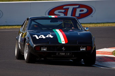 144;1971-Ferrari-365-GTC4;2-April-2010;Australia;Bathurst;FOSC;Festival-of-Sporting-Cars;Historic-Sports-Cars;Mt-Panorama;NSW;New-South-Wales;TBB12;Trevor-Bassett;auto;classic;motorsport;racing;super-telephoto;vintage