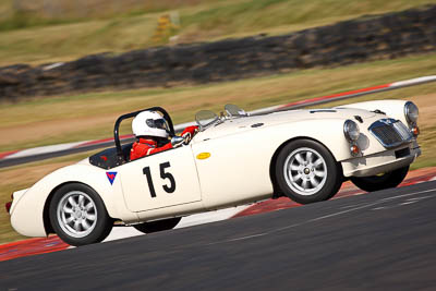 15;1959-MGA-1600;2-April-2010;Australia;Bathurst;FOSC;Festival-of-Sporting-Cars;Historic-Sports-Cars;Mt-Panorama;NSW;New-South-Wales;Richard-Rose;auto;classic;motorsport;racing;super-telephoto;vintage