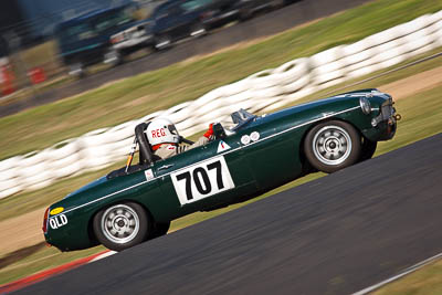 707;1967-MGB;2-April-2010;Australia;Bathurst;FOSC;Festival-of-Sporting-Cars;Historic-Sports-Cars;Mt-Panorama;NSW;New-South-Wales;Reg-Darwell;auto;classic;motorsport;racing;super-telephoto;vintage