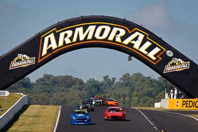 19;55;1974-MGB-GT-V8;1993-Mazda-RX‒7;2-April-2010;Australia;Bathurst;FOSC;Festival-of-Sporting-Cars;Glen-Taylor;Marque-Sports;Mt-Panorama;NSW;New-South-Wales;Sam-Silvestro;Topshot;auto;motorsport;racing;super-telephoto