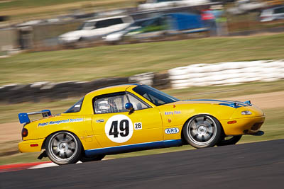 49;1989-Mazda-MX‒5;2-April-2010;Australia;Bathurst;FOSC;Festival-of-Sporting-Cars;Kerry-Finn;Marque-Sports;Mazda-MX‒5;Mazda-MX5;Mazda-Miata;Mt-Panorama;NSW;New-South-Wales;auto;motorsport;racing;super-telephoto