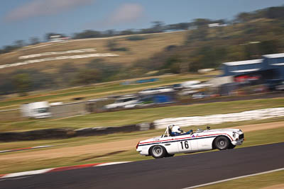 16;1966-MGB;2-April-2010;Australia;Bathurst;FOSC;Festival-of-Sporting-Cars;Marque-Sports;Matt-Baragwanath;Mt-Panorama;NSW;New-South-Wales;auto;motion-blur;motorsport;racing;telephoto