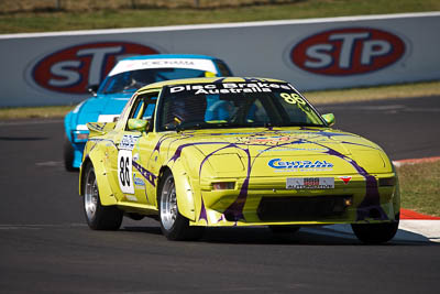 86;1982-Mazda-RX‒7;2-April-2010;Australia;Bathurst;Christy-Stevens;FOSC;Festival-of-Sporting-Cars;Improved-Production;Mt-Panorama;NSW;New-South-Wales;auto;motorsport;racing;super-telephoto
