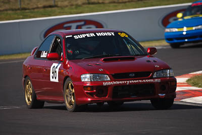96;2-April-2010;2000-Subaru-Impreza-WRX;Australia;Bathurst;FOSC;Festival-of-Sporting-Cars;Improved-Production;Leon-Black;Mt-Panorama;NSW;New-South-Wales;auto;motorsport;racing;super-telephoto