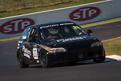 33;1995-Honda-Civic;2-April-2010;Australia;Bathurst;FOSC;Festival-of-Sporting-Cars;Improved-Production;Mike-Rooke;Mt-Panorama;NSW;New-South-Wales;auto;motorsport;racing;super-telephoto