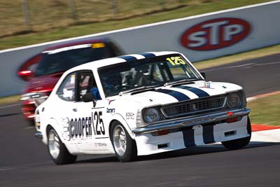 125;1974-Toyota-Corolla-KE25;2-April-2010;Australia;Bathurst;FOSC;Festival-of-Sporting-Cars;Improved-Production;John-Sharp;Mt-Panorama;NSW;New-South-Wales;auto;motorsport;racing;super-telephoto