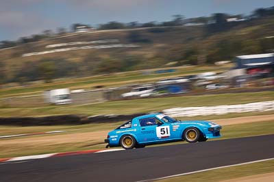 51;1978-Mazda-RX‒7;2-April-2010;Australia;Bathurst;Bob-Heagerty;FOSC;Festival-of-Sporting-Cars;Improved-Production;Mt-Panorama;NSW;New-South-Wales;auto;motion-blur;motorsport;racing;telephoto
