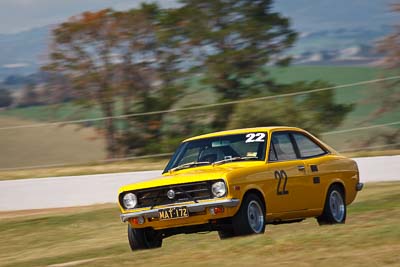 22;1971-Datsun-1200-Coupe;2-April-2010;Australia;Bathurst;FOSC;Festival-of-Sporting-Cars;MAT172;Matt-Campbell;Mt-Panorama;NSW;New-South-Wales;Regularity;auto;motorsport;racing;super-telephoto