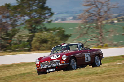 57;1969-MGB-Mk-II;2-April-2010;Australia;Bathurst;FOSC;Festival-of-Sporting-Cars;MGB69V;Mt-Panorama;NSW;New-South-Wales;Philip-Powell;Regularity;auto;motorsport;racing;super-telephoto