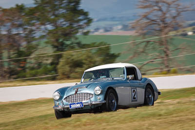 2;1959-Austin-Healey-3000;2-April-2010;3000MK1;Australia;Bathurst;Callum-Rowe;FOSC;Festival-of-Sporting-Cars;Mt-Panorama;NSW;New-South-Wales;Regularity;auto;motorsport;racing;super-telephoto