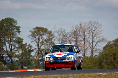 55;1976-Ford-Escort-RS2000;2-April-2010;Australia;Bathurst;Brad-Stratton;FOSC;Festival-of-Sporting-Cars;Mt-Panorama;NSW;New-South-Wales;auto;motorsport;racing;super-telephoto