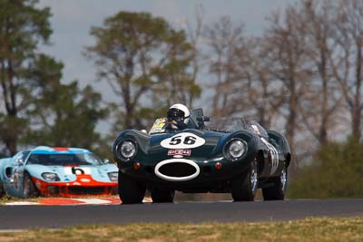 56;1956-Jaguar-D-Type;2-April-2010;Australia;Bathurst;CH6142;FOSC;Festival-of-Sporting-Cars;Gary-Hall;Mt-Panorama;NSW;New-South-Wales;Regularity;auto;motorsport;racing;super-telephoto