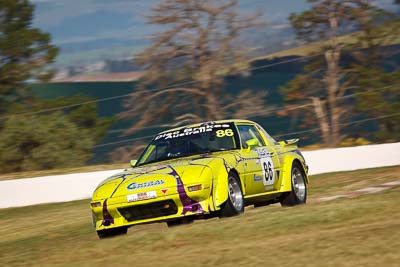 86;1982-Mazda-RX‒7;2-April-2010;Australia;Bathurst;Christy-Stevens;FOSC;Festival-of-Sporting-Cars;Improved-Production;Mt-Panorama;NSW;New-South-Wales;auto;motorsport;racing;super-telephoto