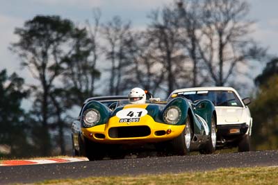 41;1958-Lister-Jaguar-Knobbly-R;2-April-2010;Australia;BB085;Barry-Bates;Bathurst;FOSC;Festival-of-Sporting-Cars;Mt-Panorama;NSW;New-South-Wales;Regularity;auto;motorsport;racing;super-telephoto