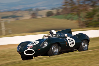 56;1956-Jaguar-D-Type;2-April-2010;Australia;Bathurst;CH6142;FOSC;Festival-of-Sporting-Cars;Gary-Hall;Mt-Panorama;NSW;New-South-Wales;Regularity;auto;motorsport;racing;super-telephoto