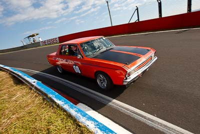 60;1970-Chrysler-Valiant-VG-Pacer;3-April-2010;Australia;Bathurst;Cameron-Tilley;FOSC;Festival-of-Sporting-Cars;Historic-Touring-Cars;Mt-Panorama;NSW;New-South-Wales;auto;classic;motorsport;racing;vintage;wide-angle